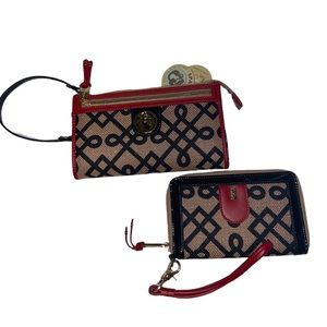Spartina 449 wristlet wallets lot of 2 fan fare Wallet NWT